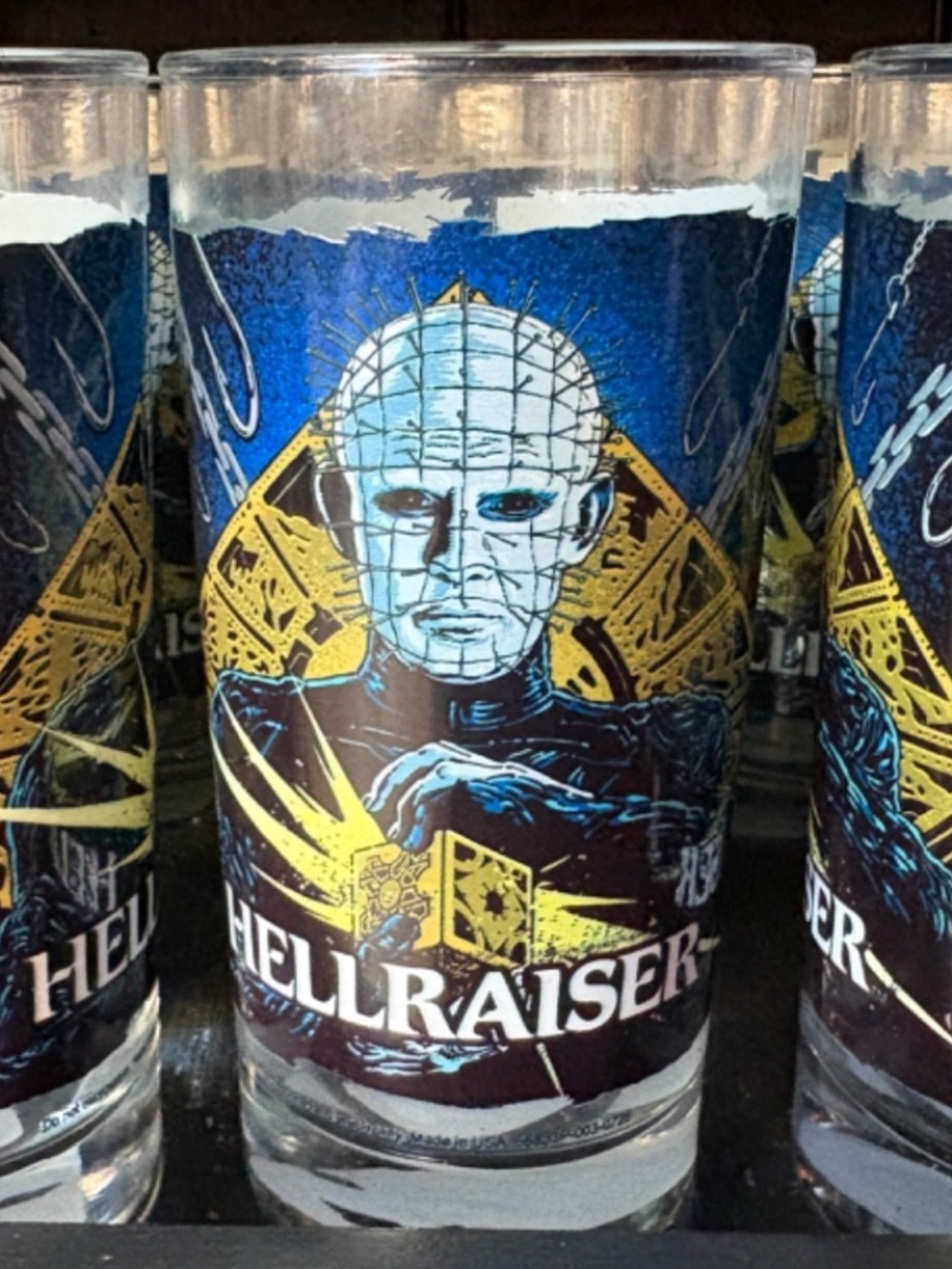 Universal 2026 HHN Halloween Horror Nights Hellraiser Glass